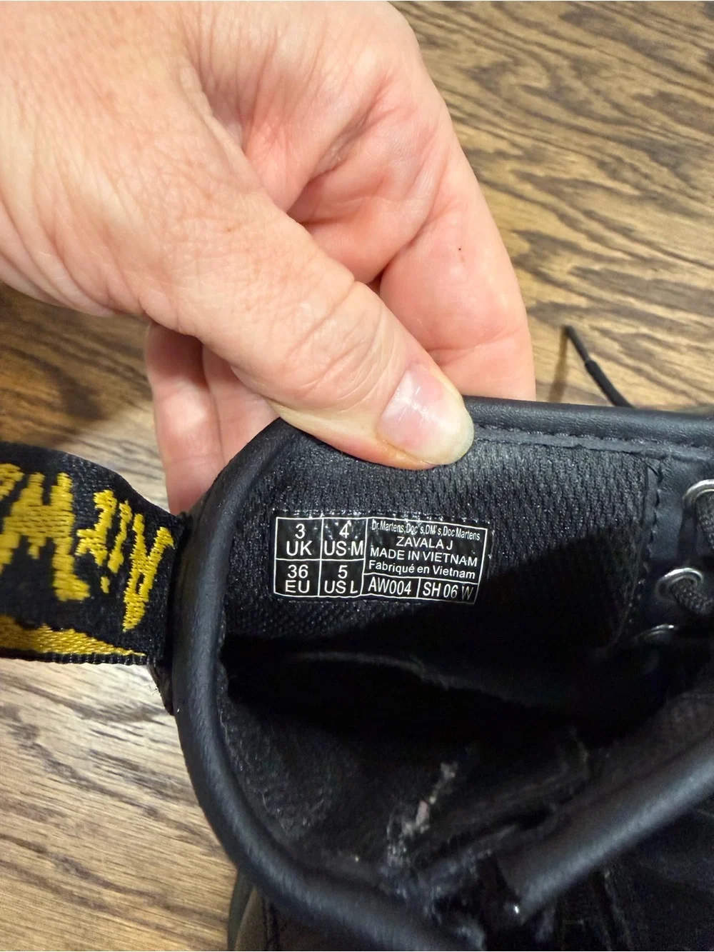 Dr. Martens 1460 Black Leather Lace-Up Boots